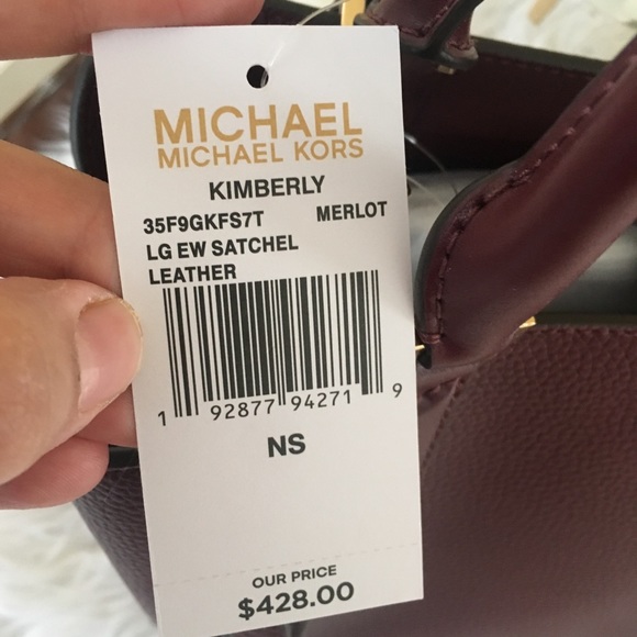 New Michael Kors Large Kimberly Satchel - Picture 4 of 8